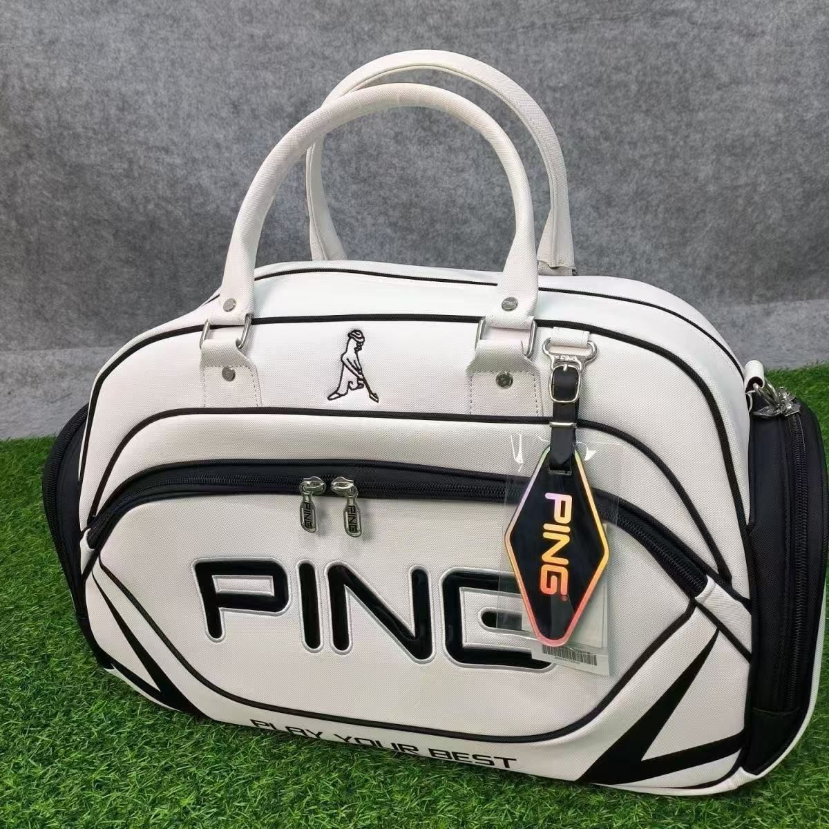 Malbonゴルフ防水大容量ショルダーバッグ Amazon | マルボンゴルフ Malbongolf ボストンバッグ ゴルフ用品
