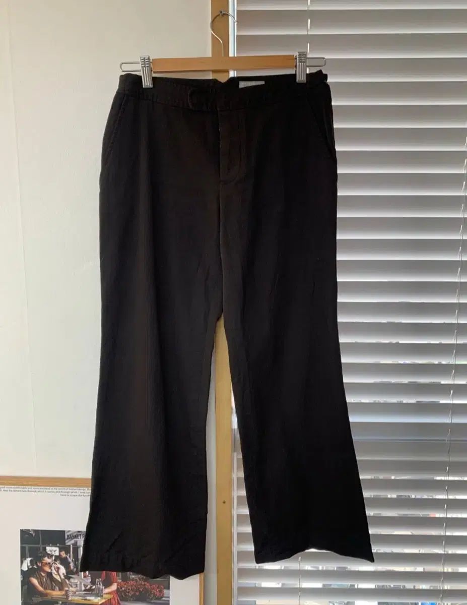 MARGARET HOWELL マーガレットハウエル MHL ウールパンツ 黒