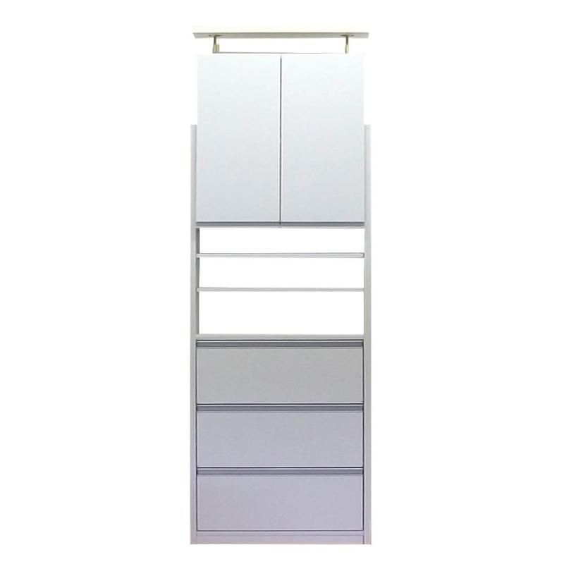 薄型ランドリーラック ハイタイプ 幅75cm LRF-75H 75