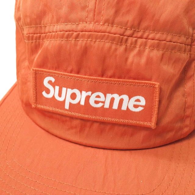 Supreme ボックスロゴ オレンジナイロンジェットキャップ