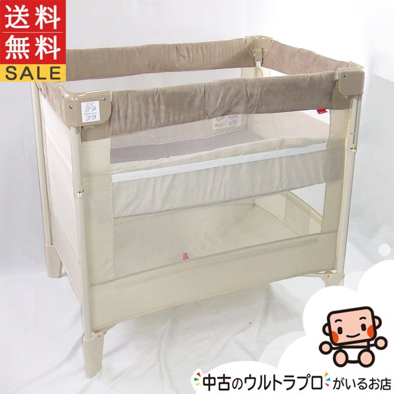 っ 厳選 ベビーベッド アップリカ ココネルエアープラス aprica COCONEL 新生児から2歳 コンパクトにたためる C.一般