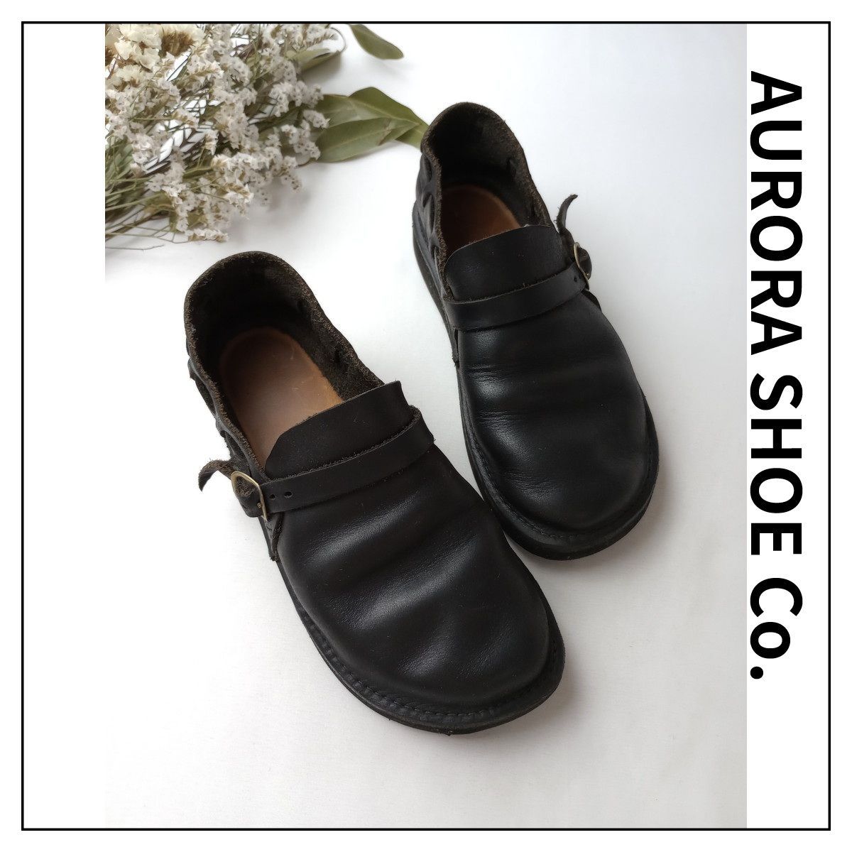 オーロラシューズ　黒　25cm AURORA SHOES（オーロラシューズ）が再入荷してまいりました