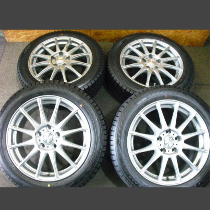 T-2133 本州 22年製 グッドイヤー 超バリ山 90ノア ヴォクシー 等 17インチスタッドレス タイヤホイール WWW_NOITHATQUANGTHANH_NET