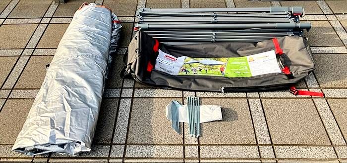 コールマン INSTANT EAVED SHELTER シェルター 396cm×396cm 7643