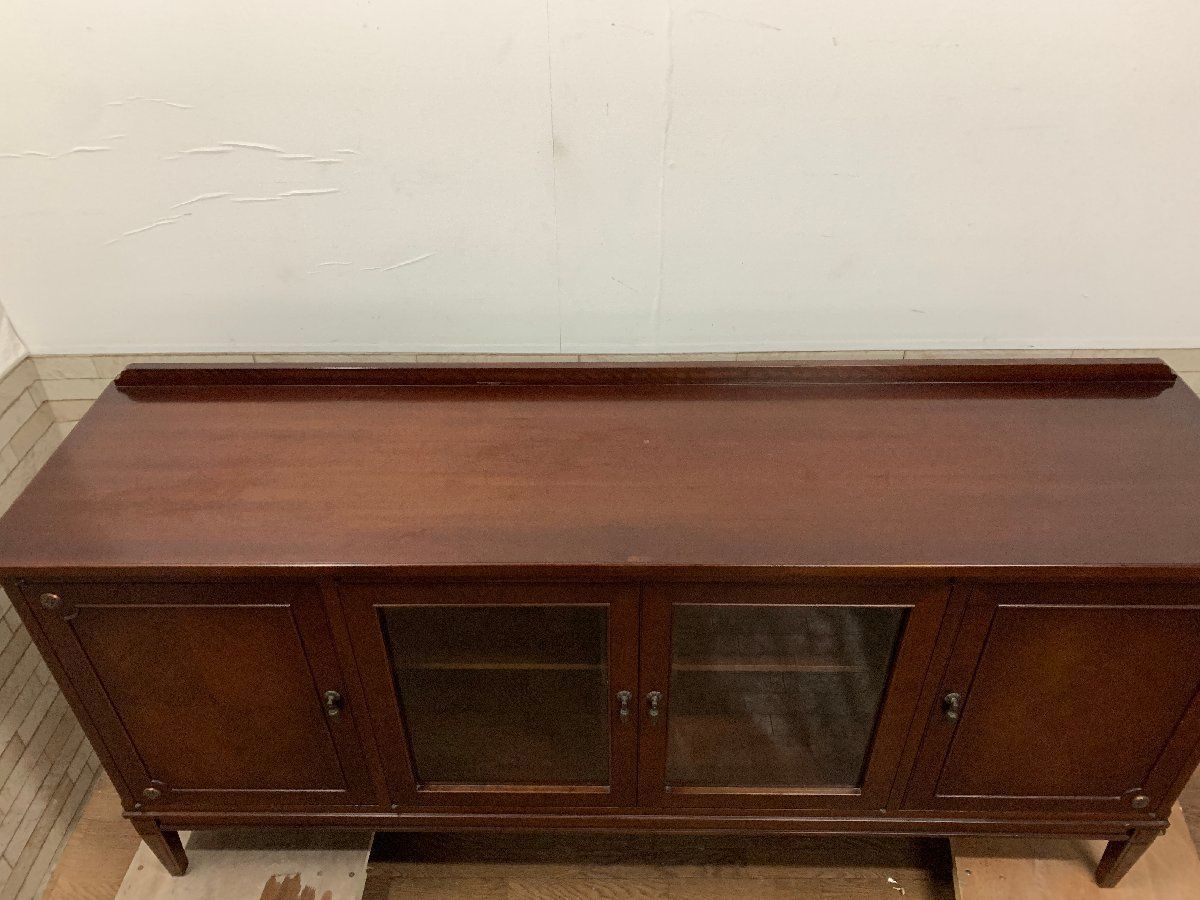 GMHK597○メープル不二家 神戸洋家具 サイドボード リビングボード 収納家