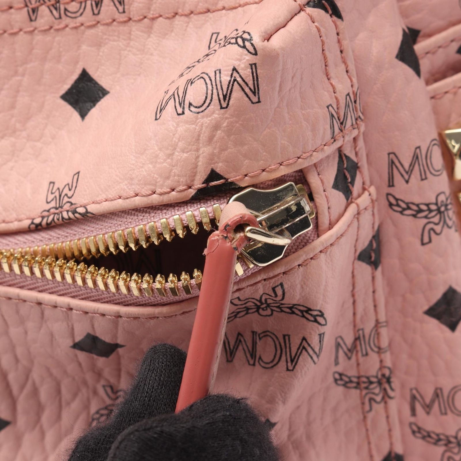 エム・シー・エム MCM リュックサック バックパック ヴィセトス ピンク