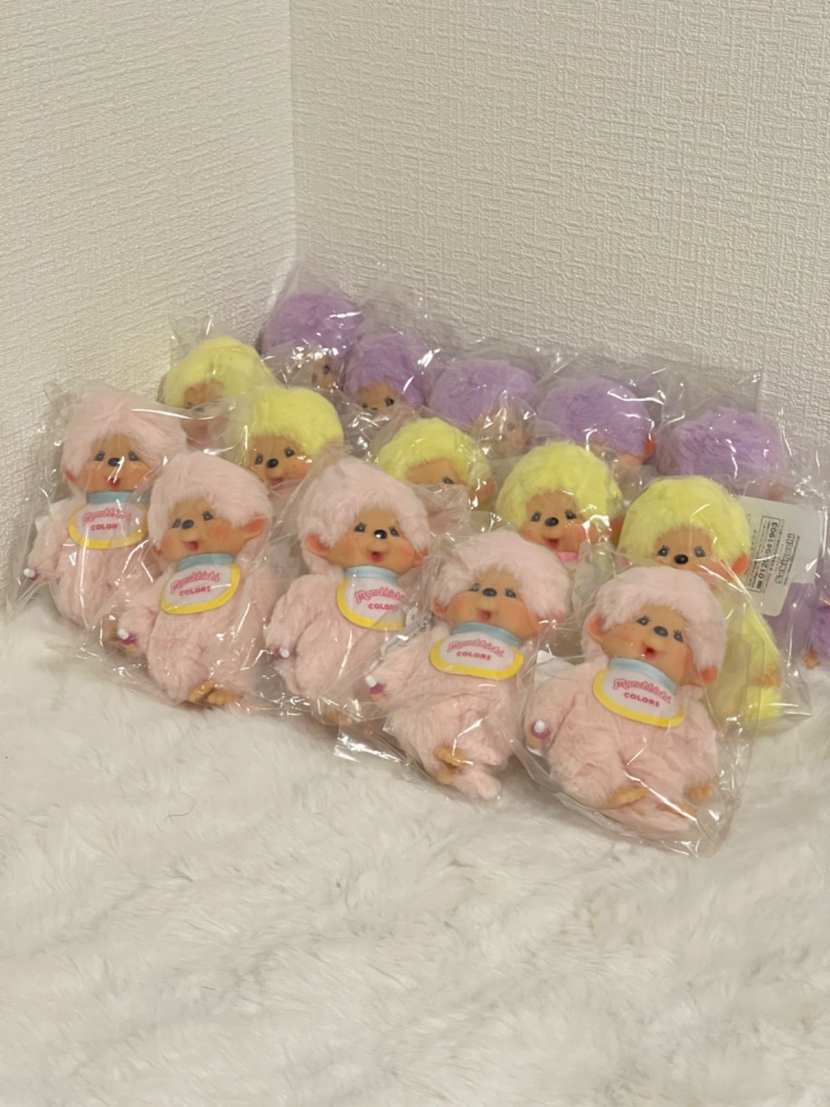 新品 mocchichi モンチッチ キーチェーン 三色セット - メルカリ