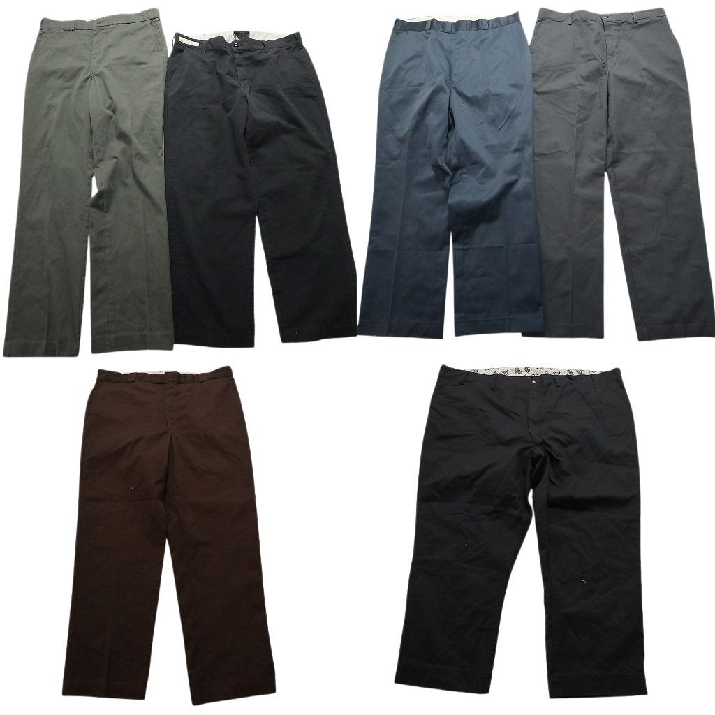 古着卸 ワーク パンツ 6枚セット メンズ 38 |42 |44 |54 ブラック ネイビー カーキ ブラウン 古着 NA2107