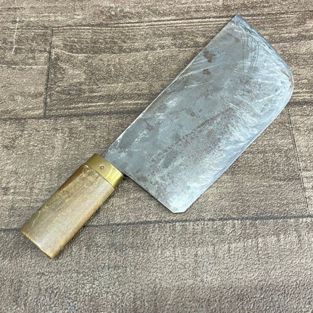 銘有り 畳包丁 藤原常重 刃渡り約23cm 畳庖丁 刃物 職人 道具 特殊包丁 | 514293
