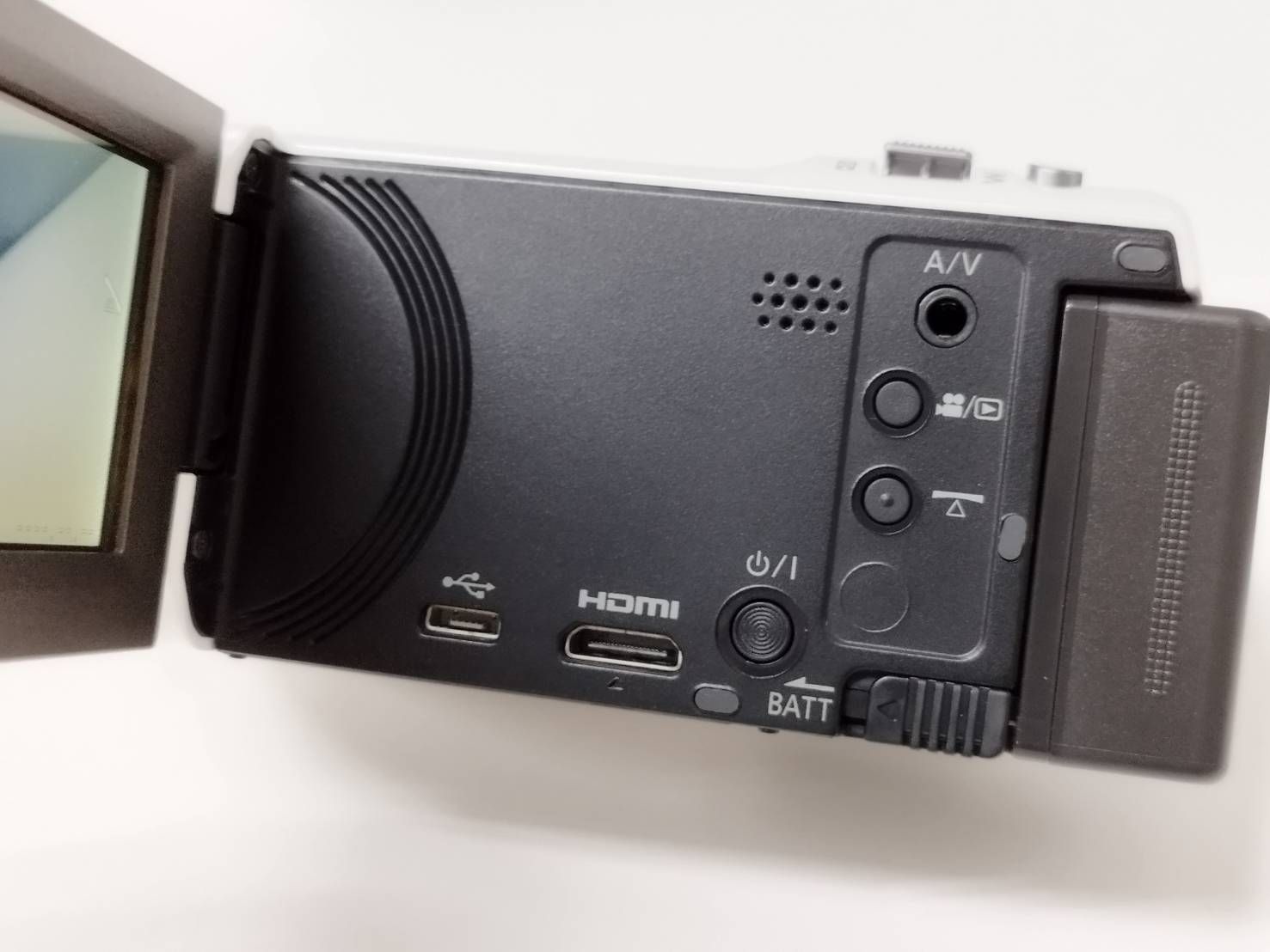 動作品 Panasonic HC-V480MS ビデオカメラ Panasonic パナソニック HC-V480MS-W ホワイト ビデオカメラ