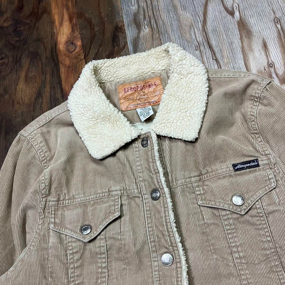 AEROPOSTALE エアロポステール コーデュロイ ボア ジャケット