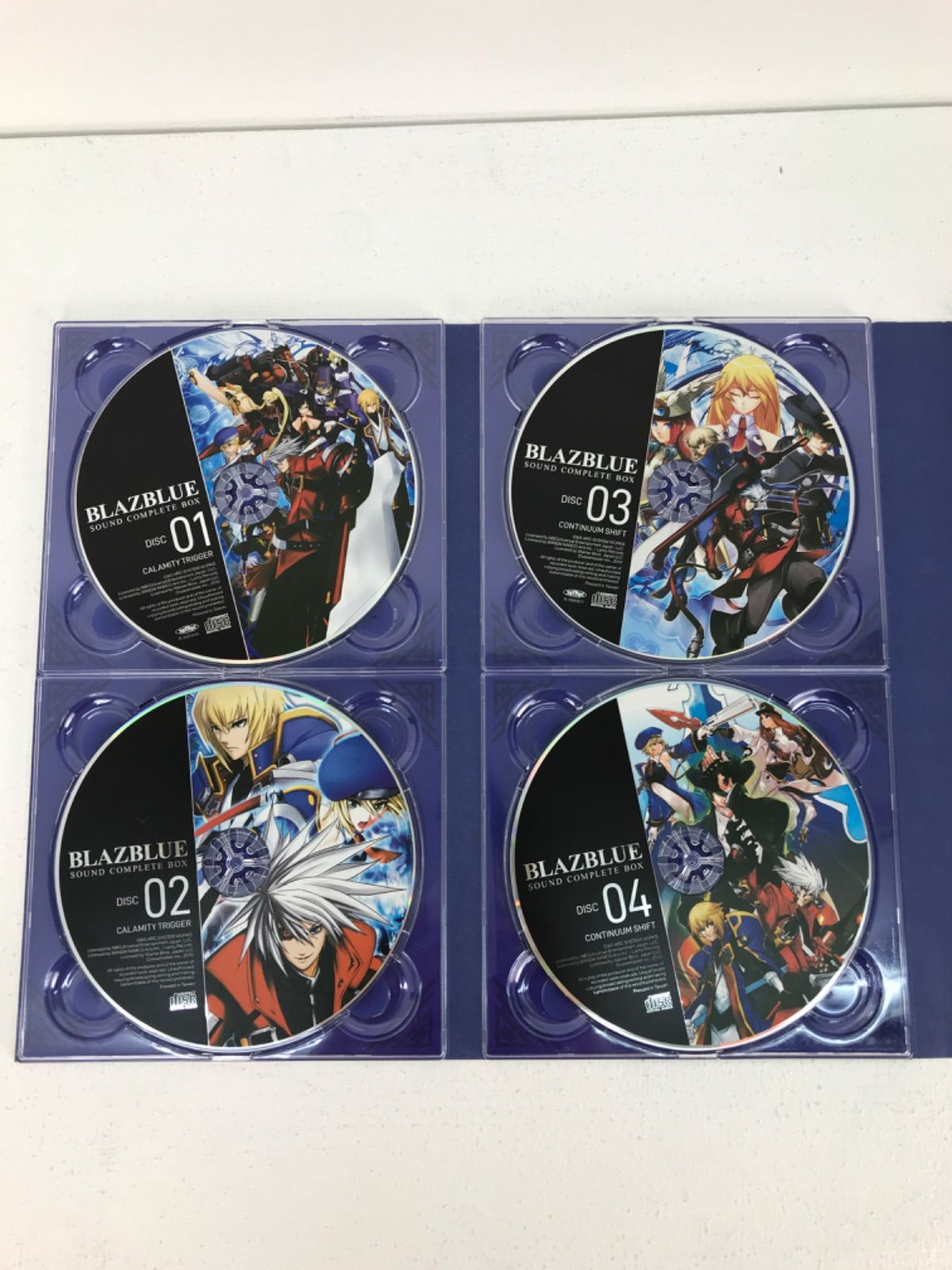 COMPLETE SOUND BLAZBLUE BOX - Sound Complete Box Blazblue 