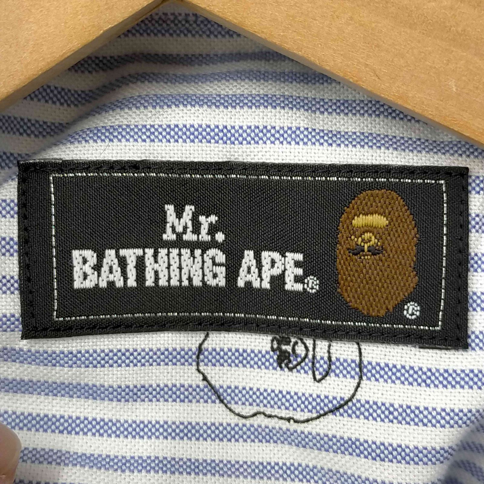 ミスターベイシングエイプ Mr. BATHING APE ヒゲボタンダウンシャツ