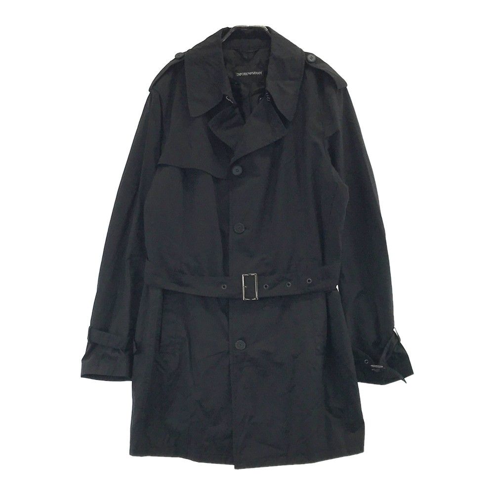 EMPORIO ARMANI エンポリオ アルマーニ  トレンチコート  ブラック系 50 [240101334559] メンズ