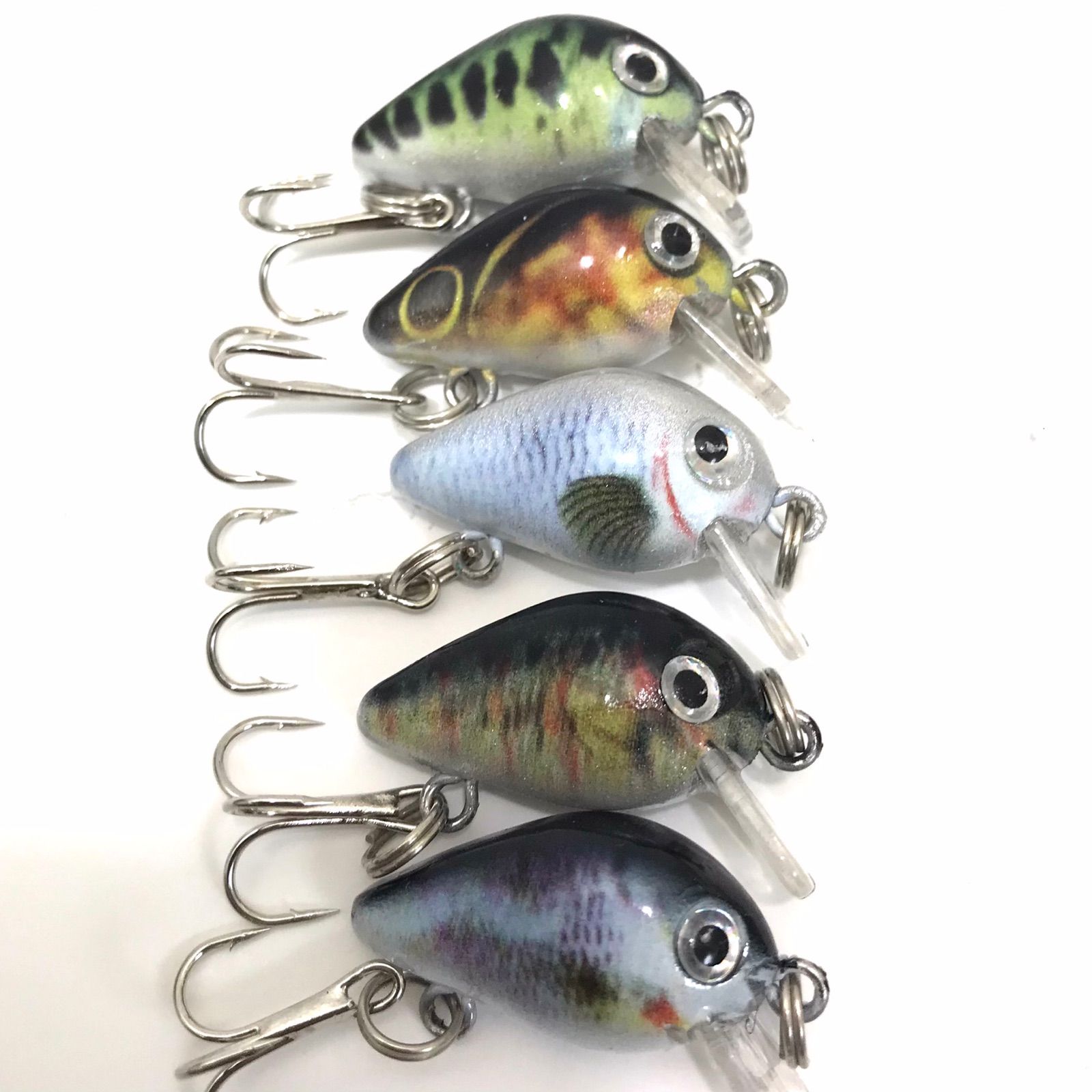 エリアトラウト用 マイクロクランク フローティング 1.7g 5個セット