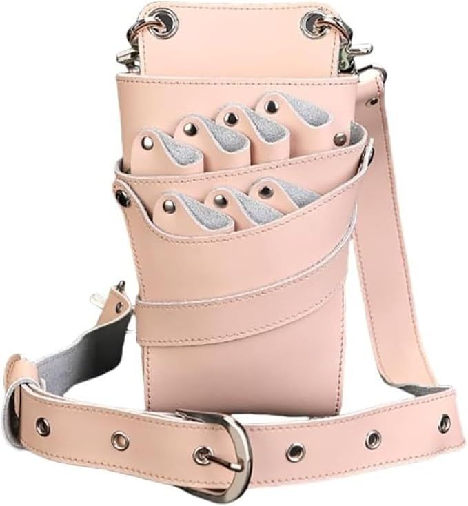 DEEDS シザーケース 美容師 シエーナ no.361 ピンク×アイボリー 4〜6丁