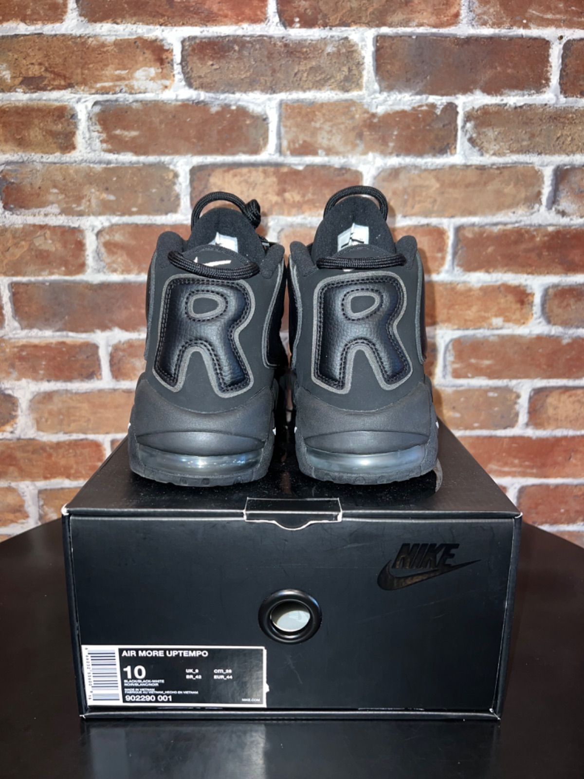 28.0cm Supreme × Nike Air More Uptempo black シュプリーム × ナイキ 