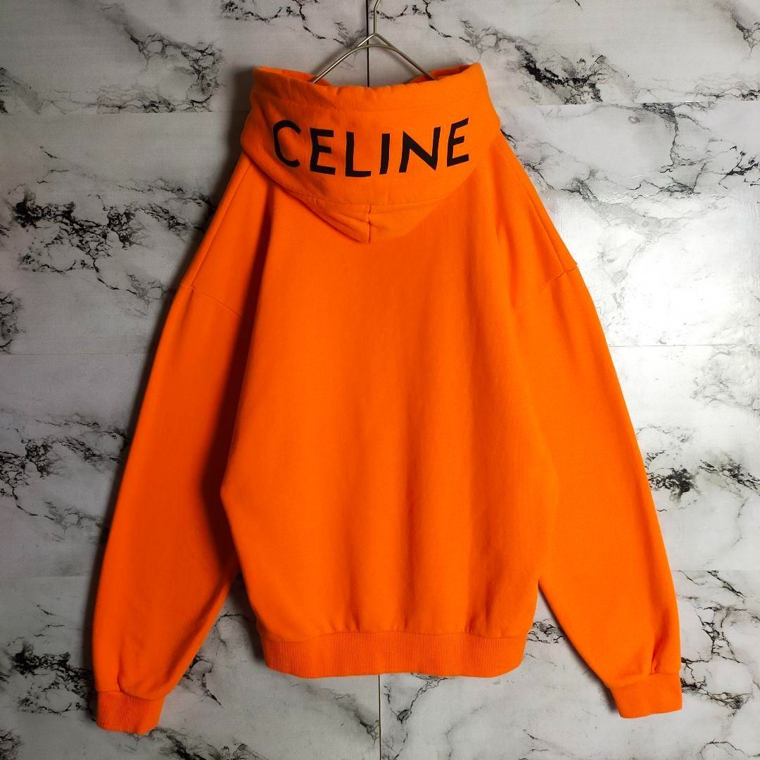 【人気デザイン】セリーヌ☆フードロゴ パーカー 入手困難 即完売品モデル 人気デザイン】セリーヌ☆フードロゴ パーカー 入手困難 即完売