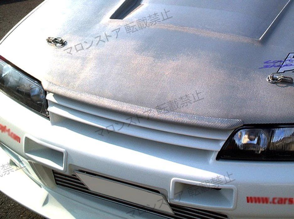 ● ●日産スカイラインR32 GTR グラスファイバー フロントバンパーグリルカバー Nismoタイプ フロントボンネットリップ