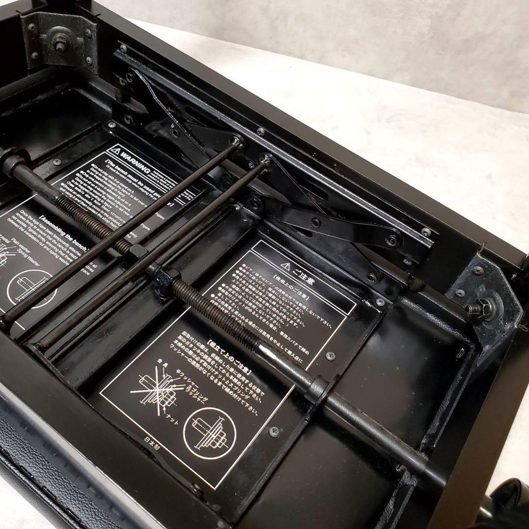 【高級】ピアノ椅子 猫脚 日本製 両手ハンドル 高さ調整式 黒 レザー ブラック 高級】ピアノ椅子 猫脚 日本製 両手ハンドル 高さ調整式 黒