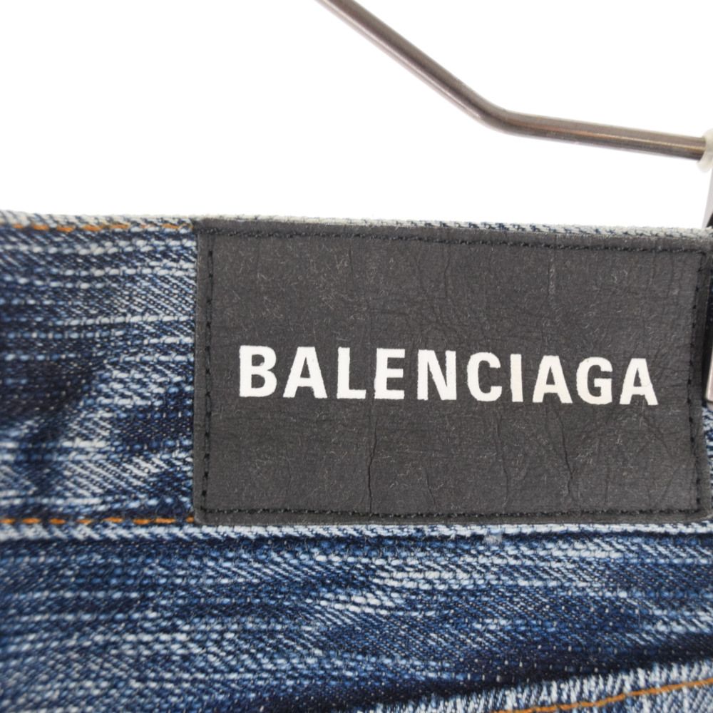 BALENCIAGA (バレンシアガ) 19AW ストレートデニムパンツ インディゴ