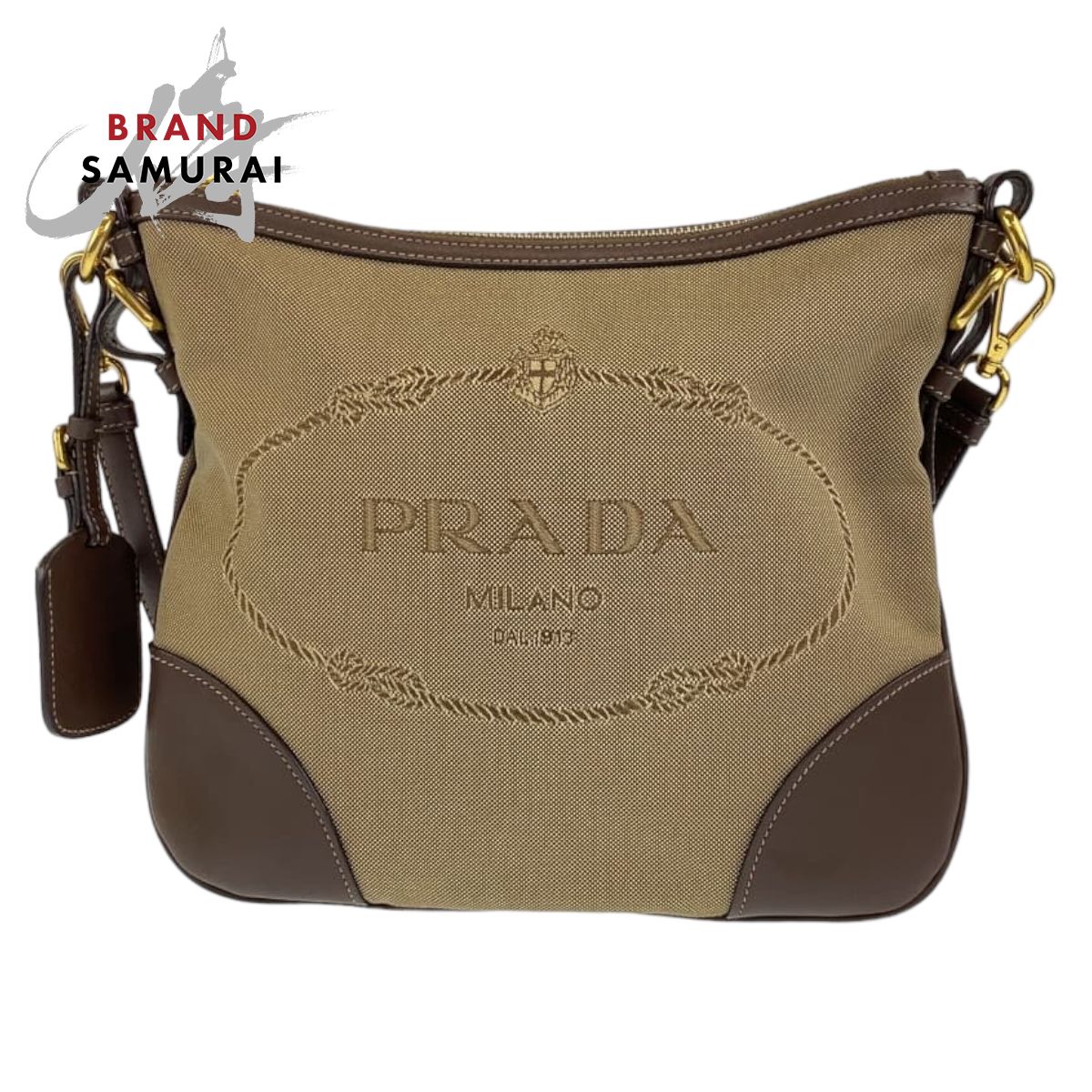 限定製作 PRADA ショルダーバッグ ベージュ/ブラウン 【公式通販】