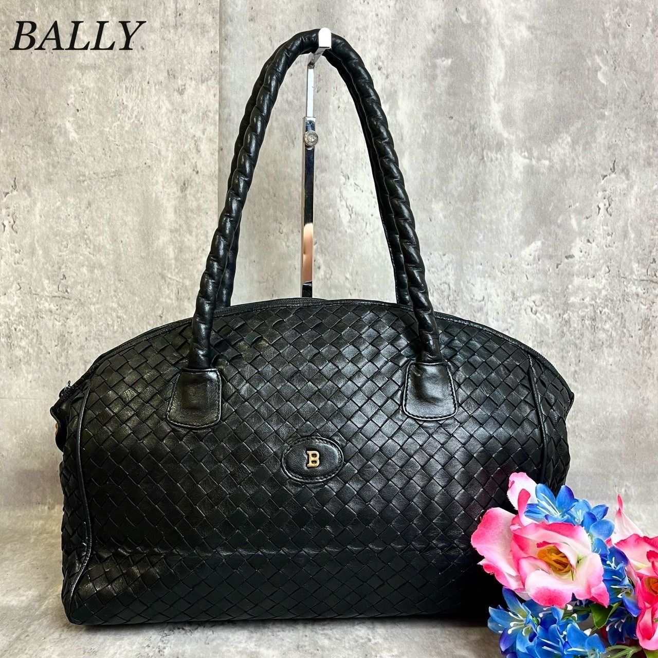 ✨良品✨ BALLY バリー トートバッグ ハンドバッグ ドーム型 イントレ 