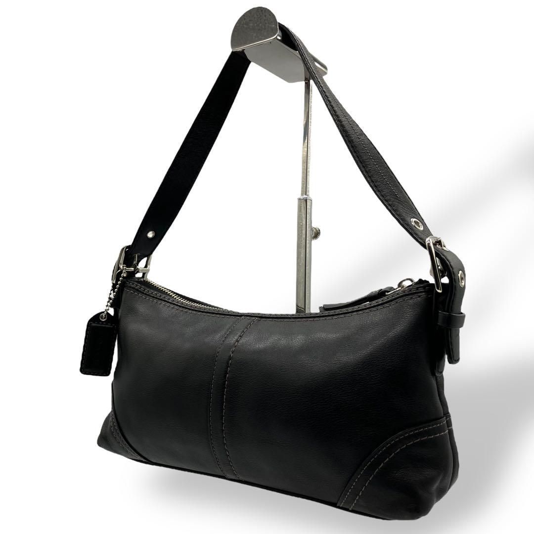 1976 Coach Hampton Pabbled Leather Bag