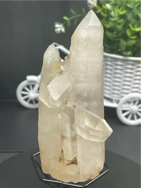 ◇超強いパワーヒマラヤ産天然水晶クラスターB86B6/60B05A