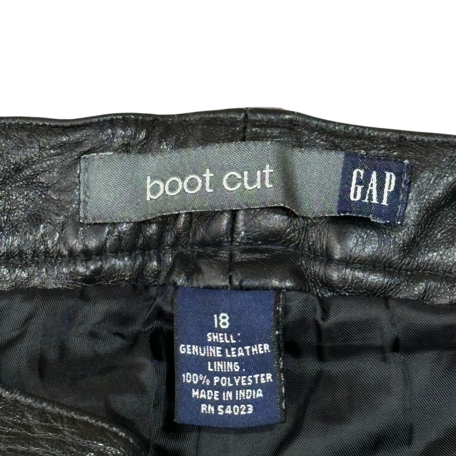 GAP OLDレザーパンツ　ブーツカット ブラウン 値下げしました GAP OLDレザーパンツ ブーツカット ブラウン 値下げしました