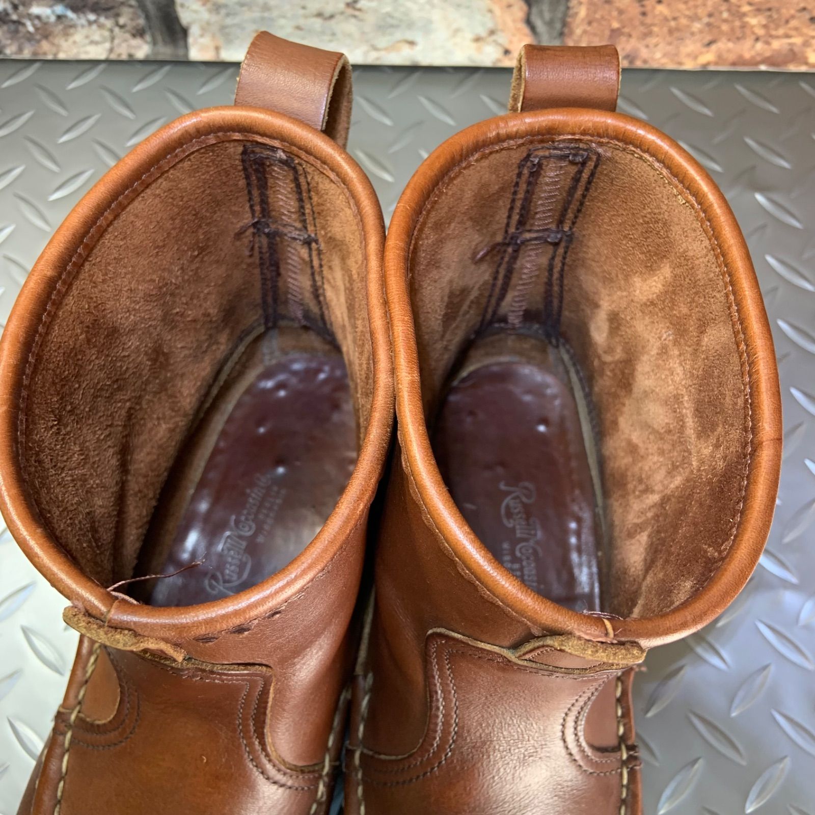 ラッセル モカシン Russel mocassin ノックアバウト 8E ノックアバウト エスプレッソ ナビゲーター（KNOCK A BOUT EXPRESSO