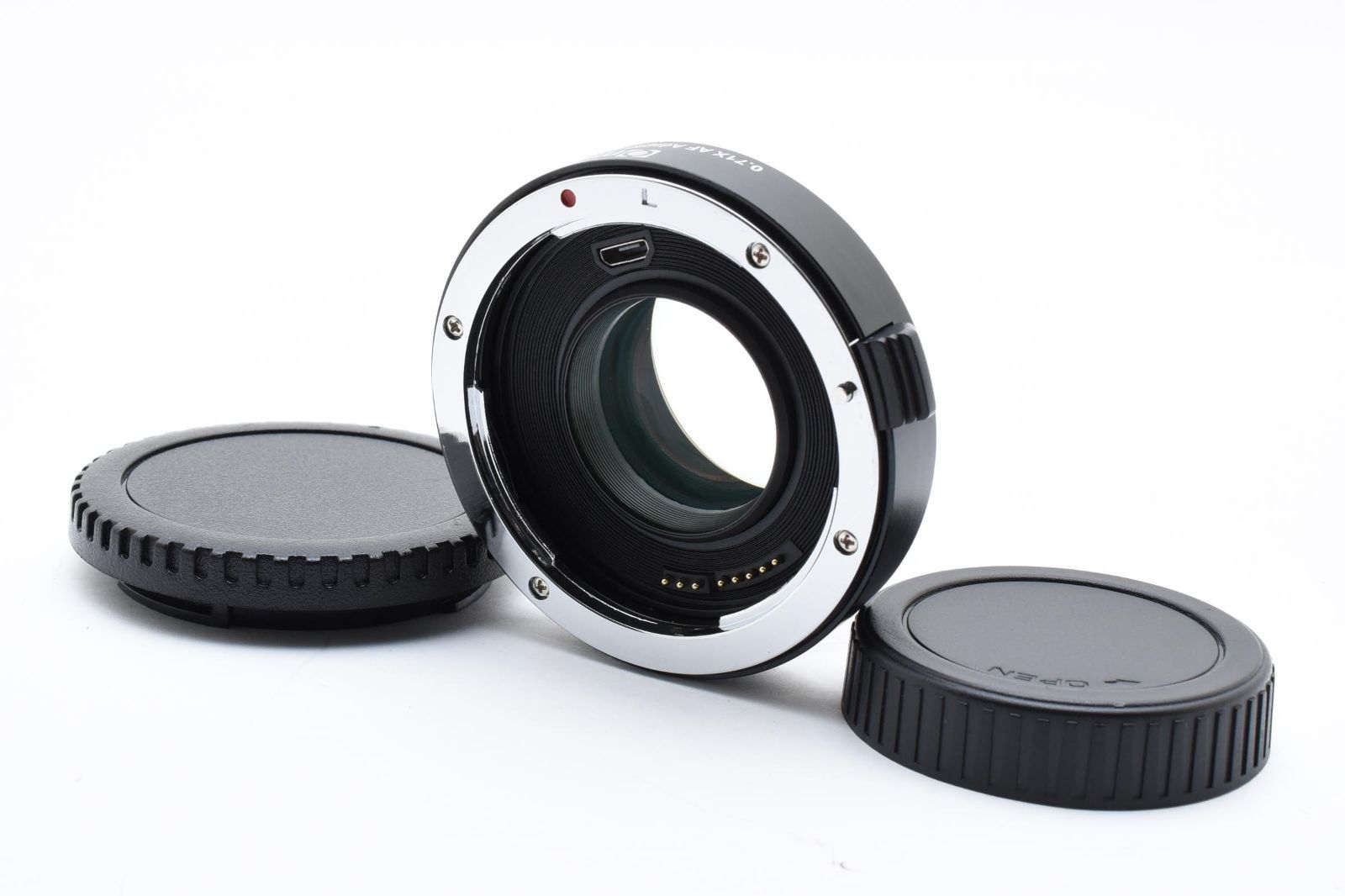 外観 上品 コムライト Commlite AEF-MFT 0.71× EFマウントレンズ → マイクロフォーサーズ 電子接点付 LL660 4234