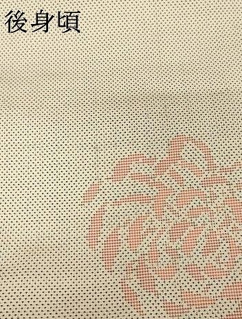 平和屋着物○本場大島紬 白大島 カタス7マルキ 菊 正絹 逸品 未使用