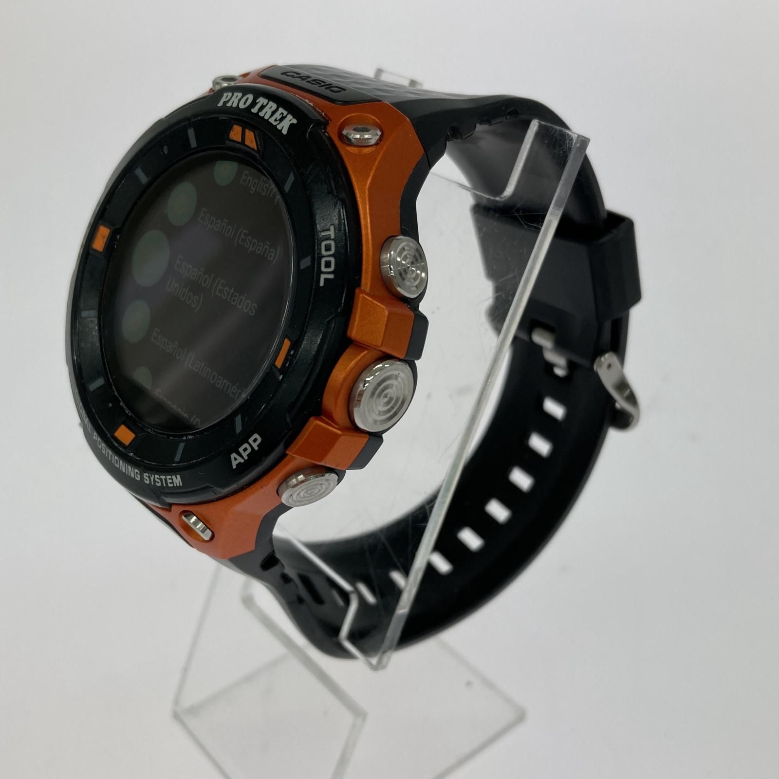 CASIO PRO TREK 腕時計 ブラック/オレンジ 楽天市場】オレンジ（ブランドカシオ・シリーズPRO TREK（カシオ