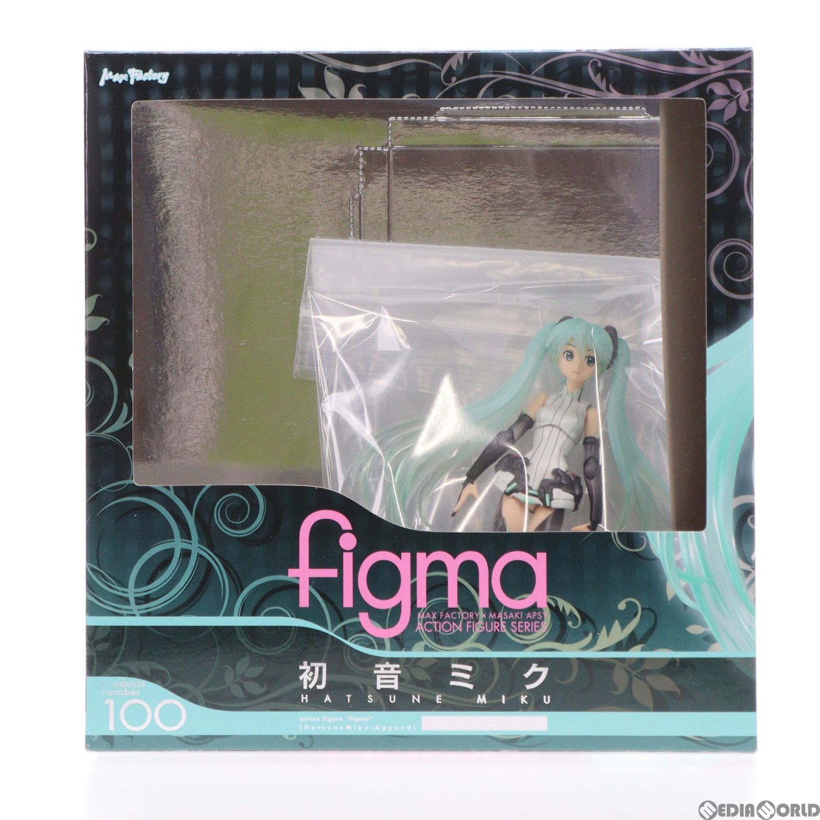 【未開封】figma 100 キャラクター・ボーカルシリーズ01 初音ミク Append ver． 未開封】figma 100 キャラクター・ボーカルシリーズ01 初音ミク