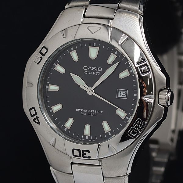 セイコー QZ 5E31-6D40 ドルチェ ラウンド ゴールド文字盤 メンズ