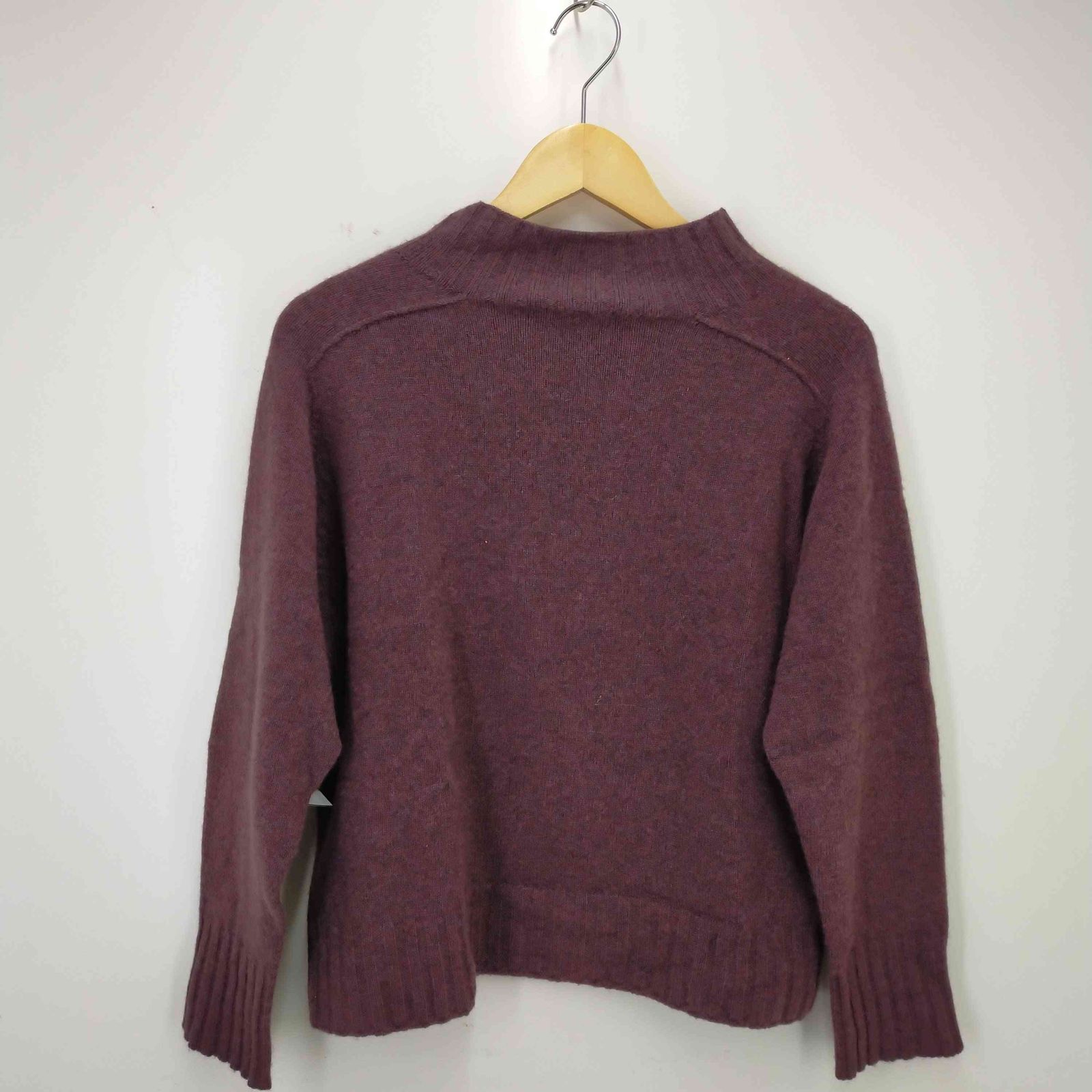 マーガレットハウエル TWISTED CASHMERE WOOL ニット 紫 Ⅱ