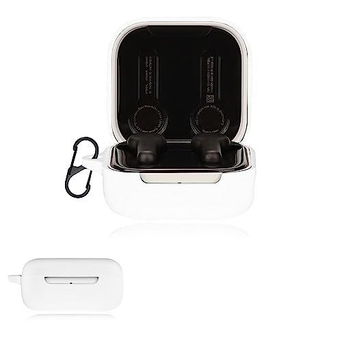 echo buds3 対応 For echo buds3 ケース シリコン 収納カバー 全面保護 充電便利 カラビナ 紛失防止 滑り止め AUDASO 軽量 キズ防止 スリム 薄型 旅行 耐衝撃 防塵 echo buds 第三世代 用保護ケース-ブルー