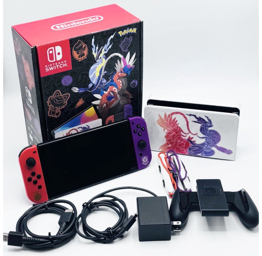 Nintendo Switch - Nintendo Switch スカーレットバイオレット　中古美品 ゲオ公式通販サイト/ゲオオンラインストア【中古・箱説なし