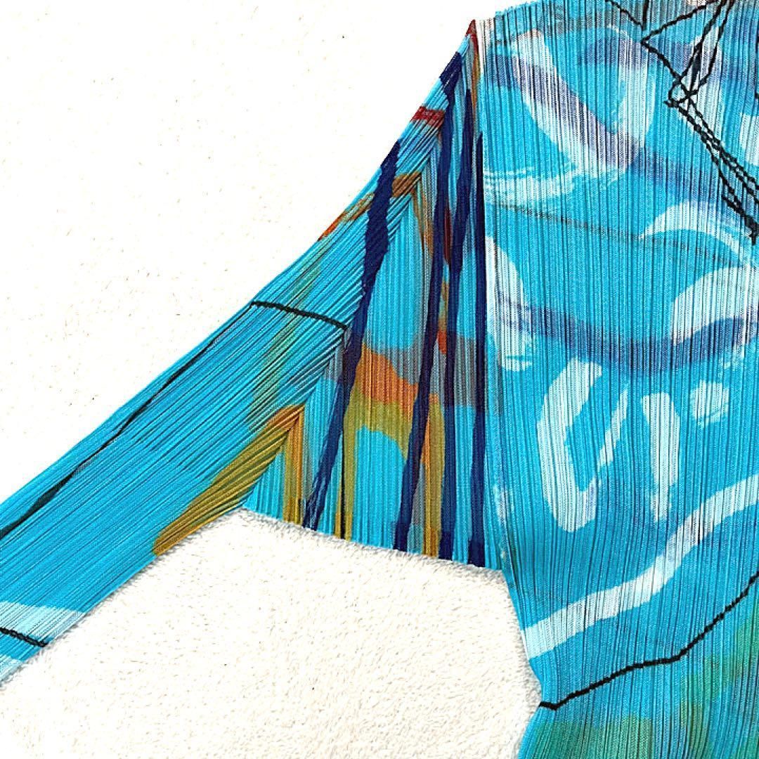 PLEATS PLEASE プリーツプリーズイッセイミヤケ 総柄 希少柄 落書き  