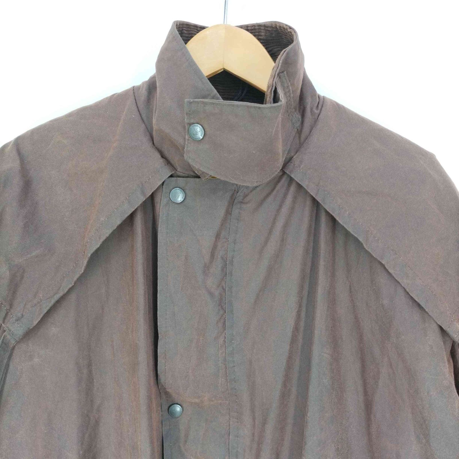 ユーズドフルギ USED古着 イングランド製 裏地チェック ダブルジップ