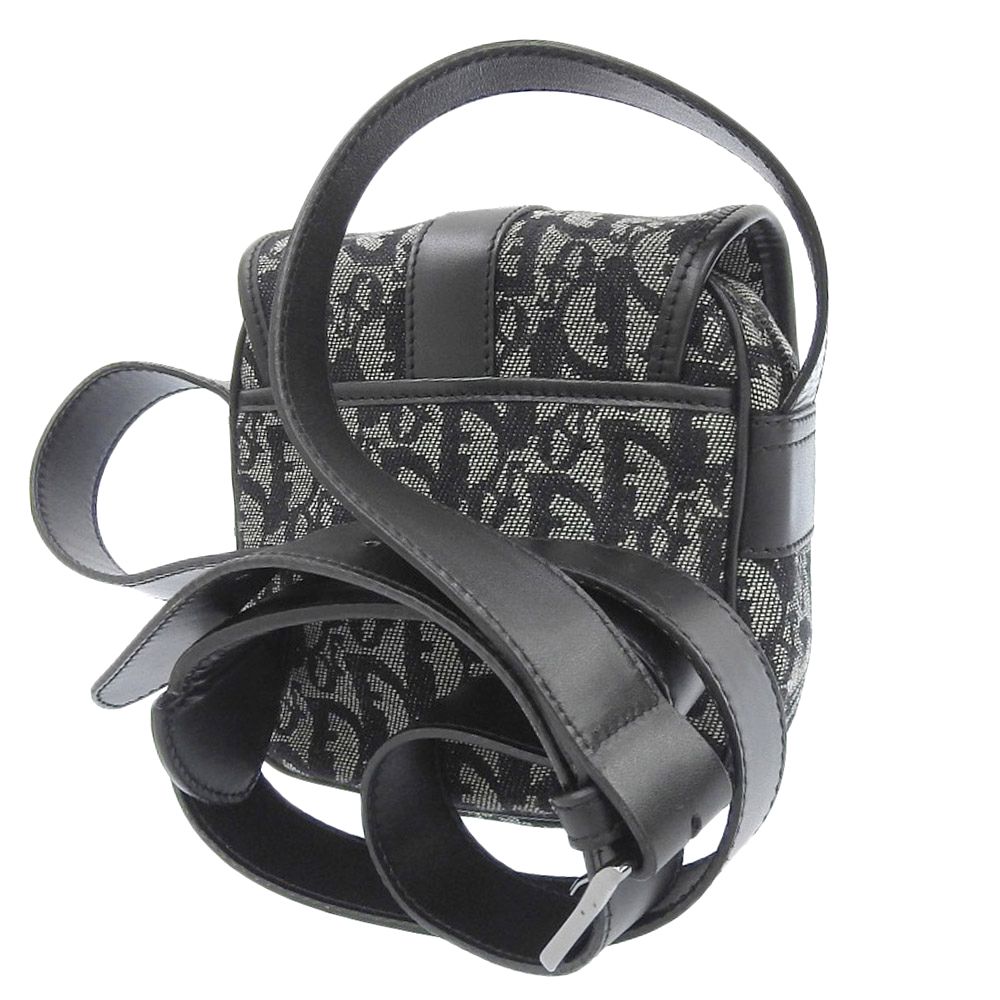 【本物保証】 希少 レア 保付 超美品 クリスチャン ディオール CHRISTIAN DIOR トロッター 05RU 0043 ショルダーバッグ ポーチ バッグ 黒 本物保証】 希少 レア 保付 超美品 クリスチャン ディオール CHRISTIAN