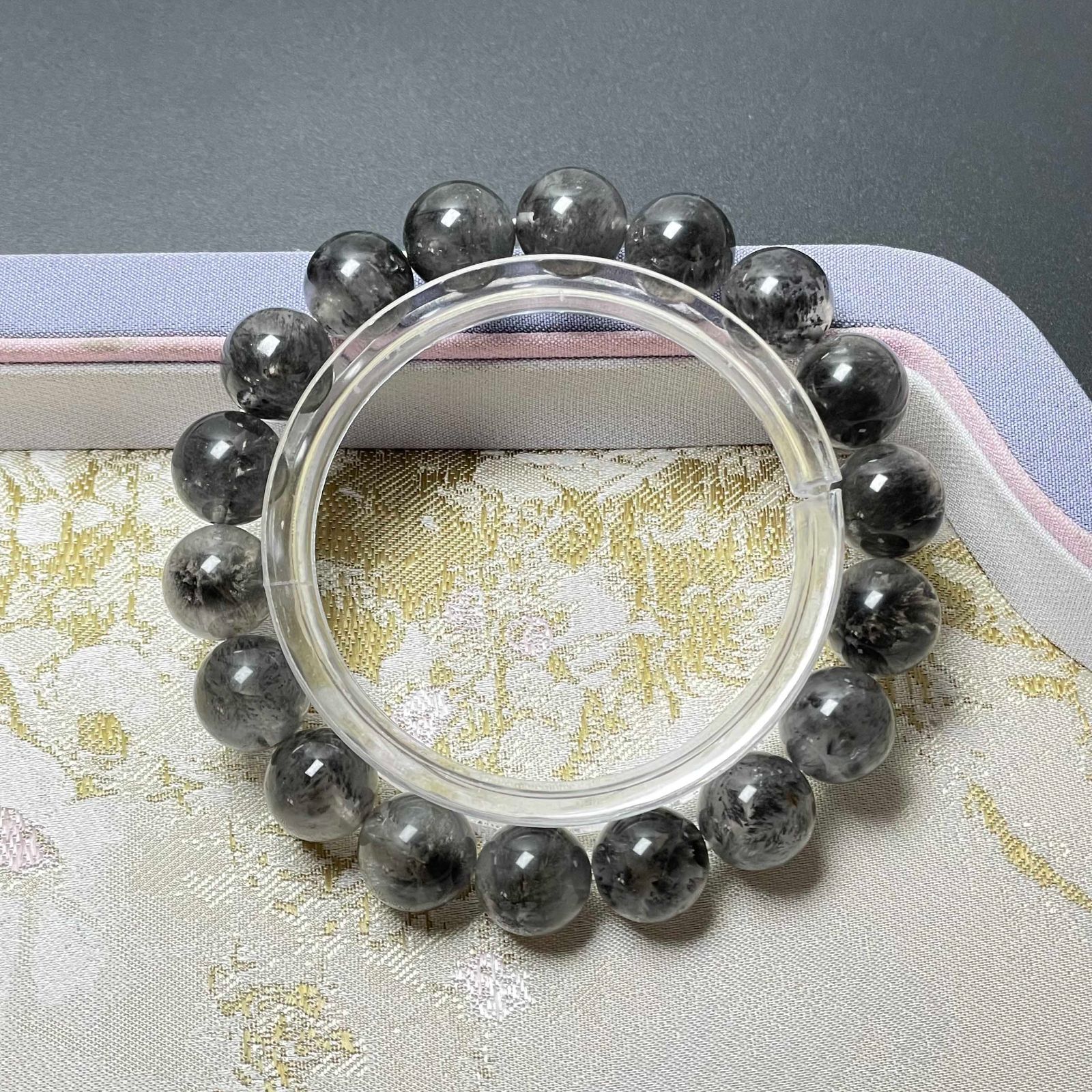 絶賛 EU製 ☆花火スーパーセブン・ブラック☆パワーストーン