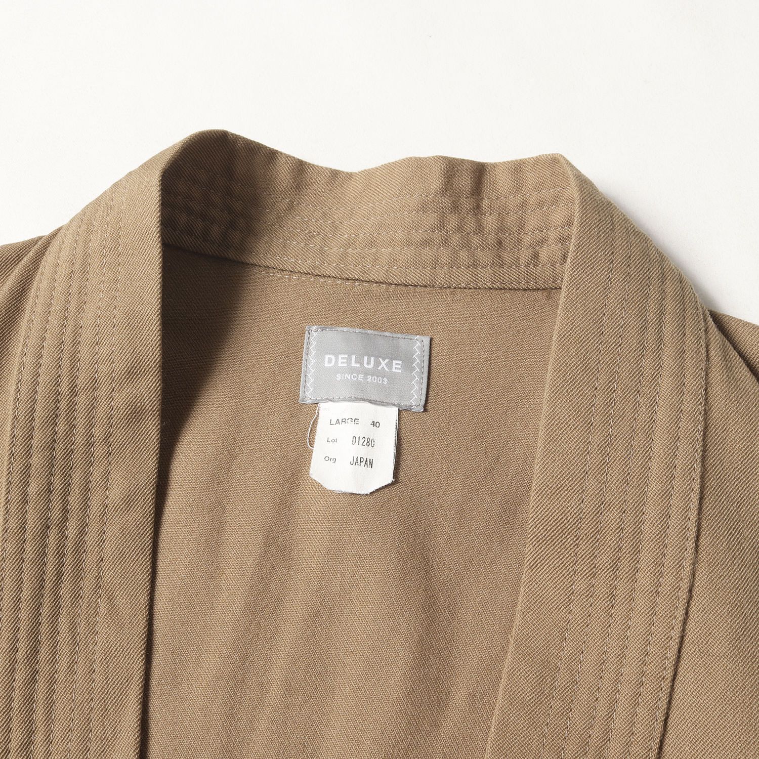 DELUXE デラックス カーディガン ベージュ サイズ:L | ウールツイル 1