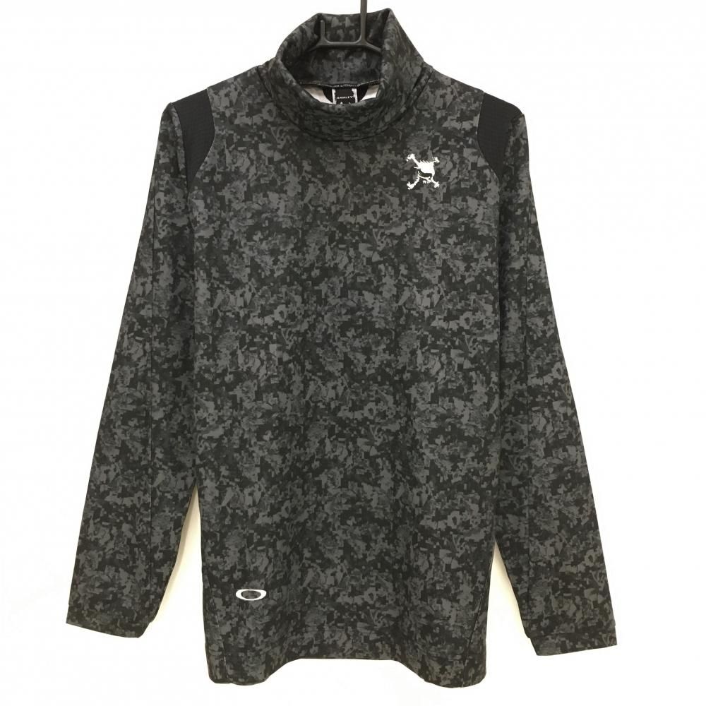 オークリー ゴルフ メンズ 長袖シャツ L 総柄 OAKLEY オークリー 長袖