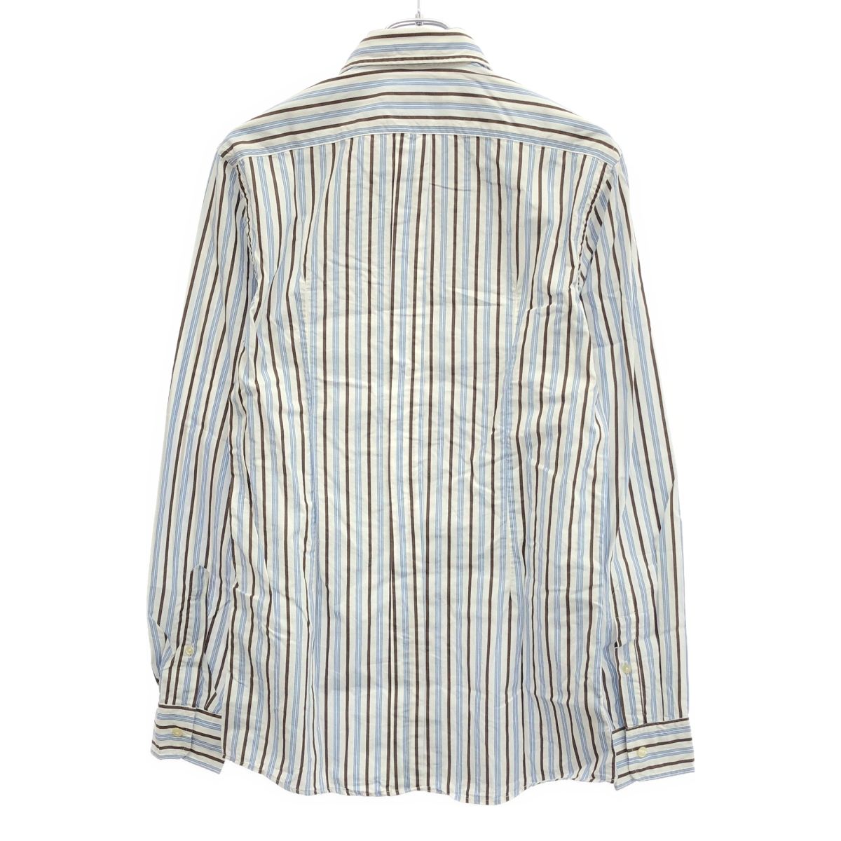 archive DOLCE&GABBANA パッチ ストライプ シャツ　46 archive DOLCE&GABBANA パッチ ストライプ シャツ 46