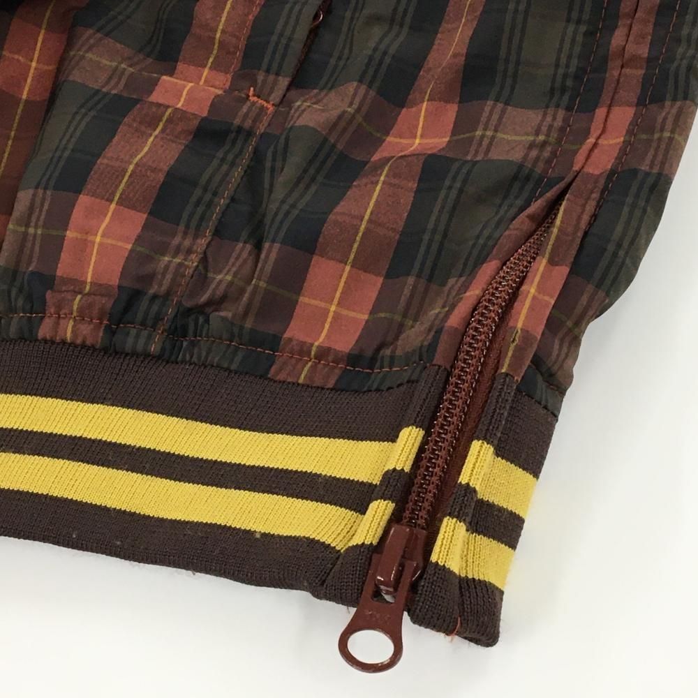美品】ジャックバニー 2WAYスニード ブラウン×黒 チェック柄 裏