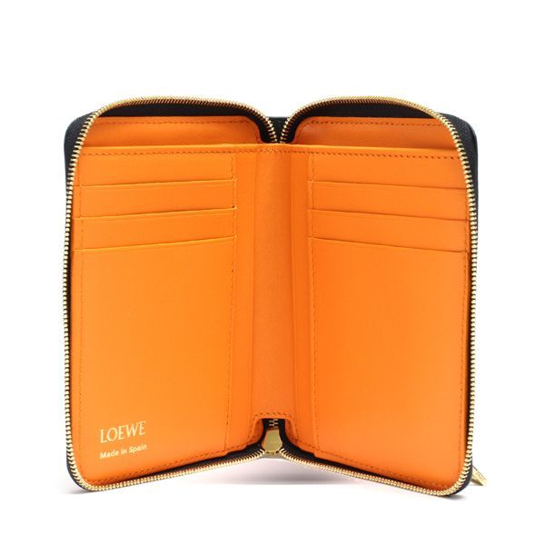 ロエベ LOEWE KNOT COMPACT ZIP AROUND WALLET ノット コンパクト