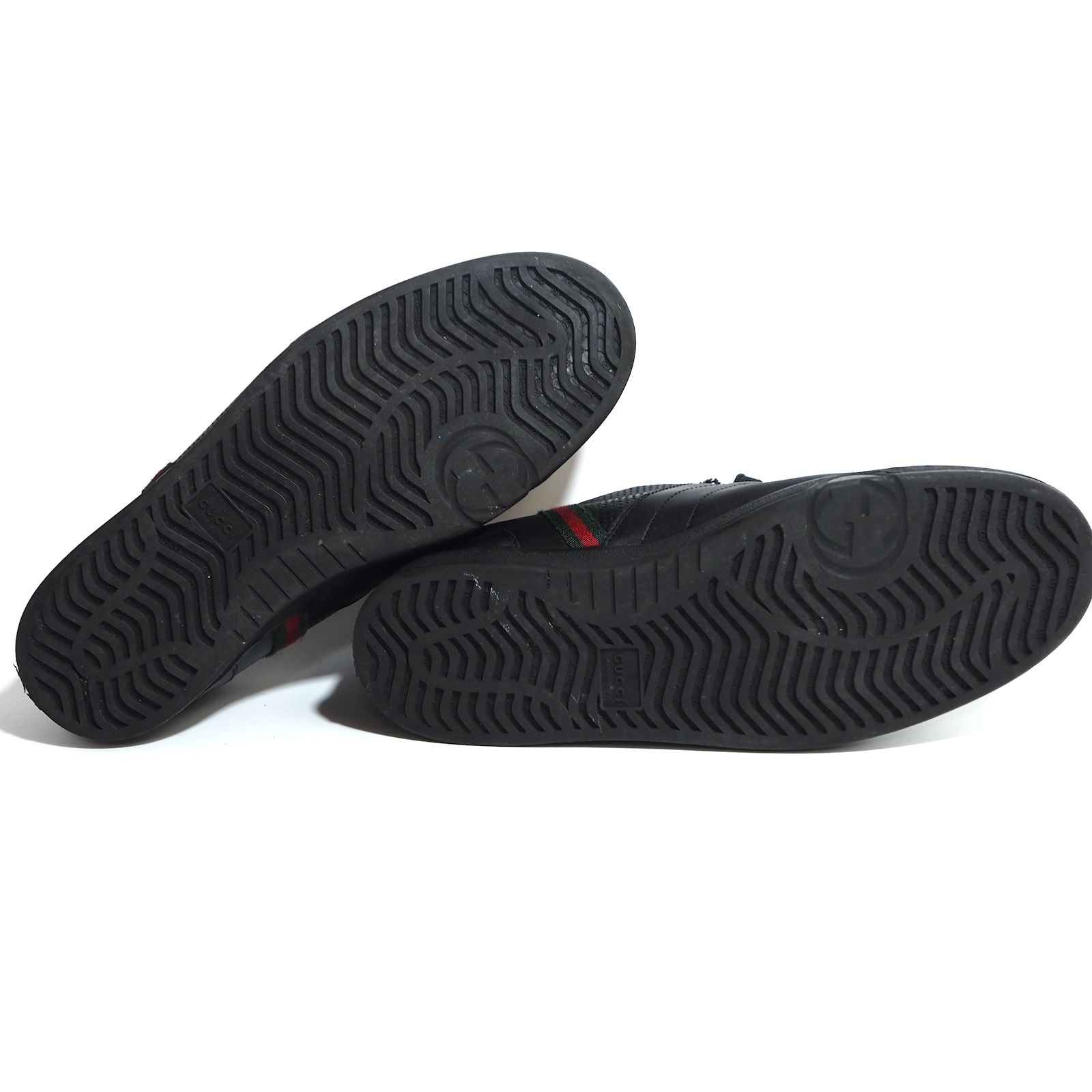 【美品】グッチ スニーカー インターロッキング シェリーライン レザー メンズ グッチ GUCCI メンズ 靴 スニーカー ローカットスニーカー ロゴ エース