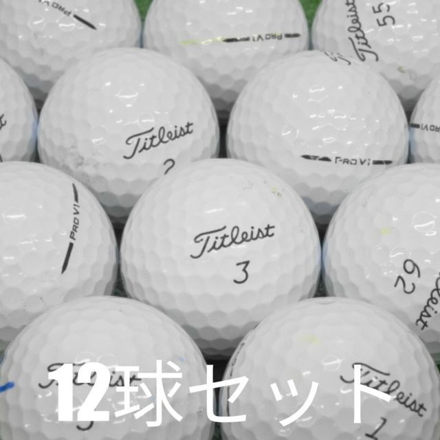 ロストボール ゴルフボール 2025 Titleist Pro V1 ホワイト 12球